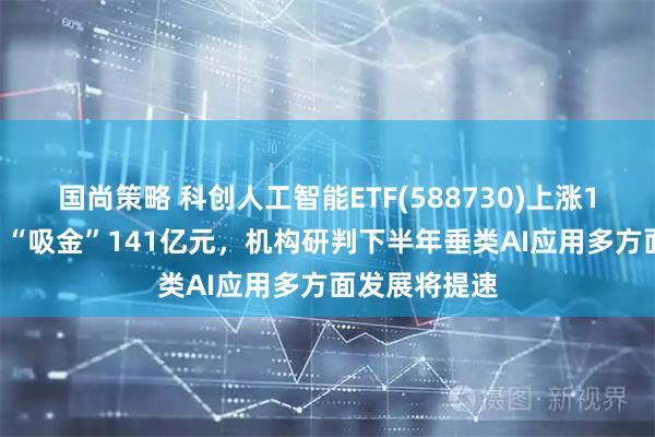 国尚策略 科创人工智能ETF(588730)上涨165%，近5日“吸金”141亿元，机构研判下半年垂类AI应用多方面发展将提速